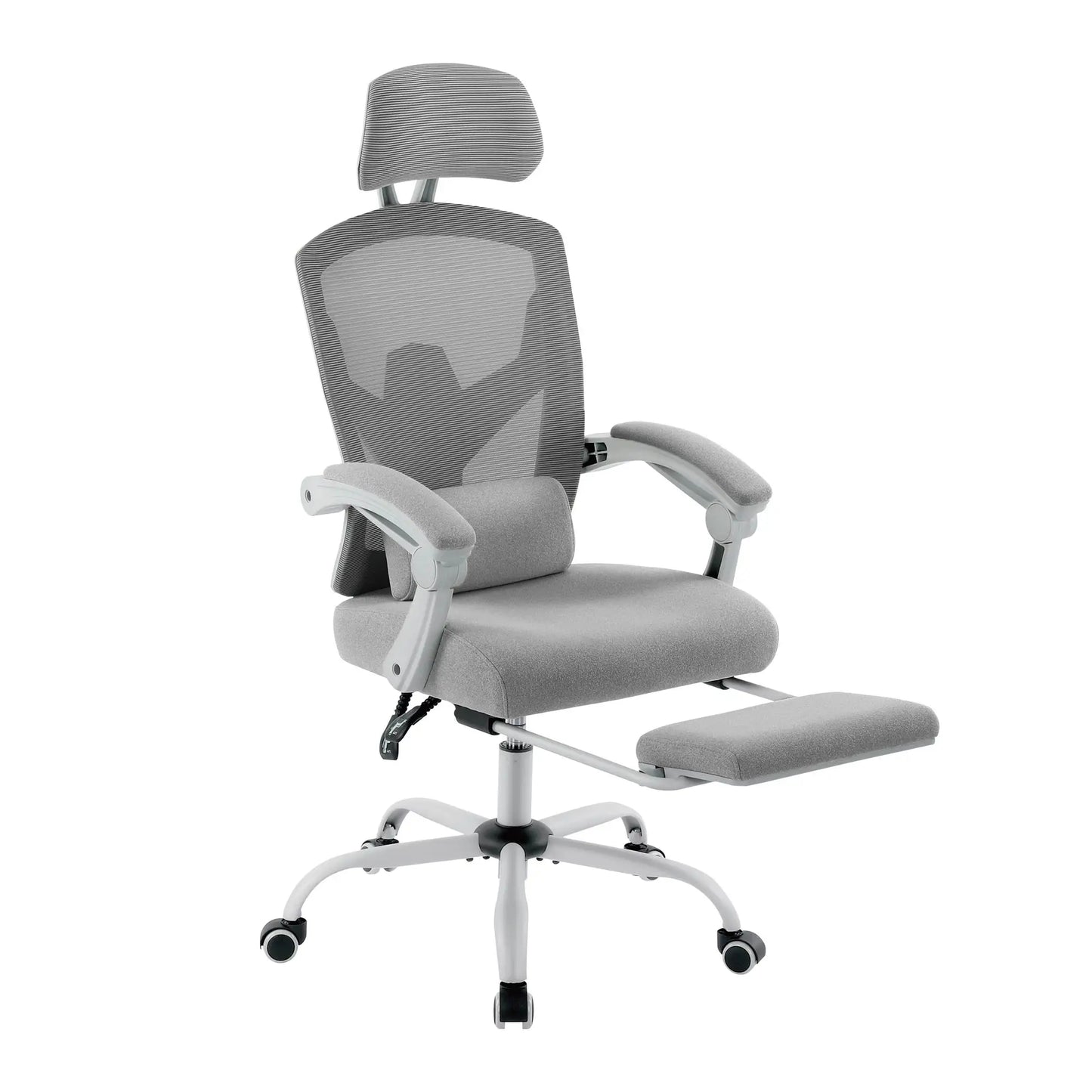 JHK Ergonomic High Back Mesh Reclining Rocking Gaming Chair With Lumbar Support