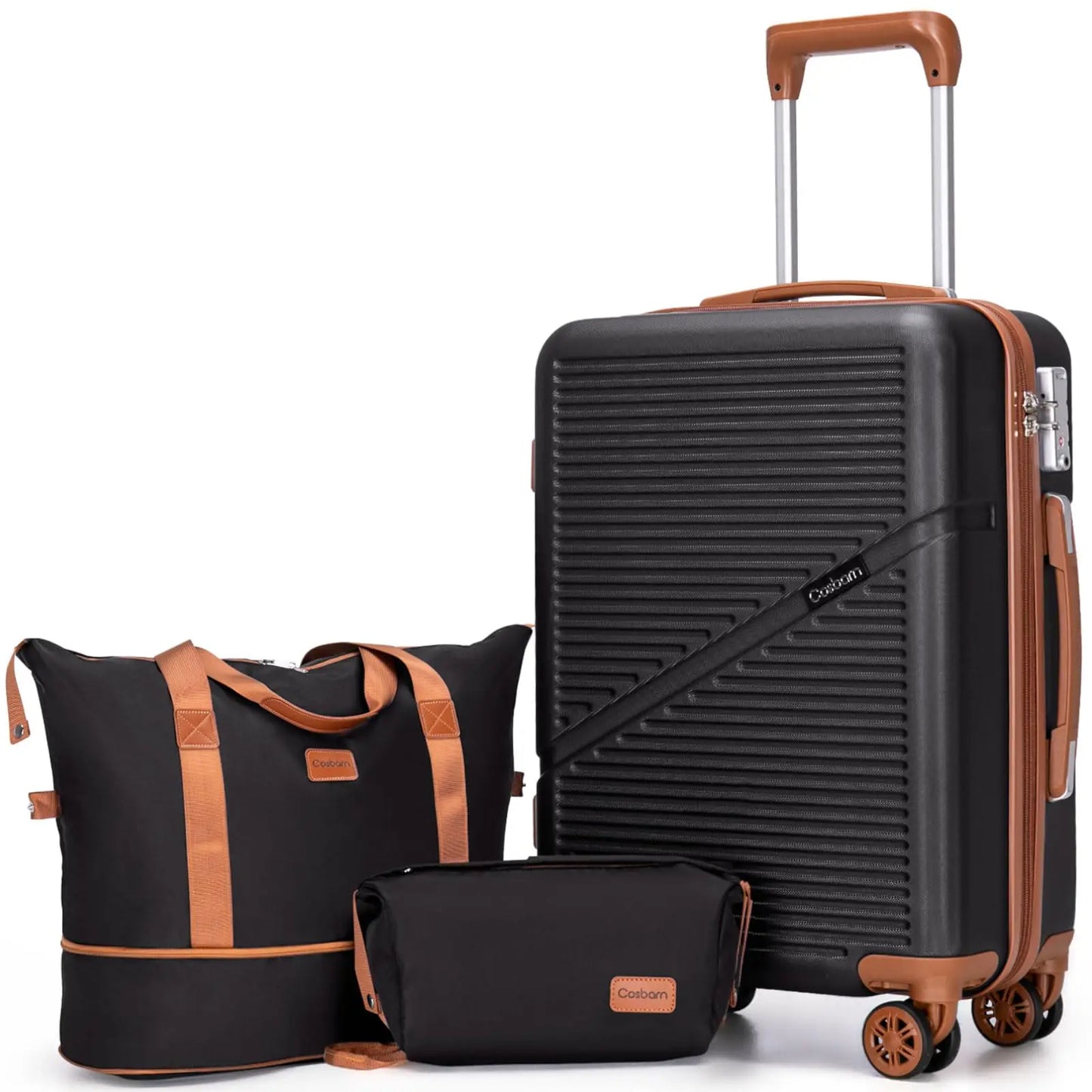 Carry On Luggage Set Airline Approved Hardside Suitcases With Wheels