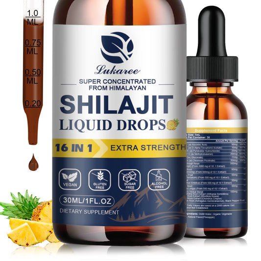 Beworths Shilajit Drops With 85 Minerals And Fulvic Acid