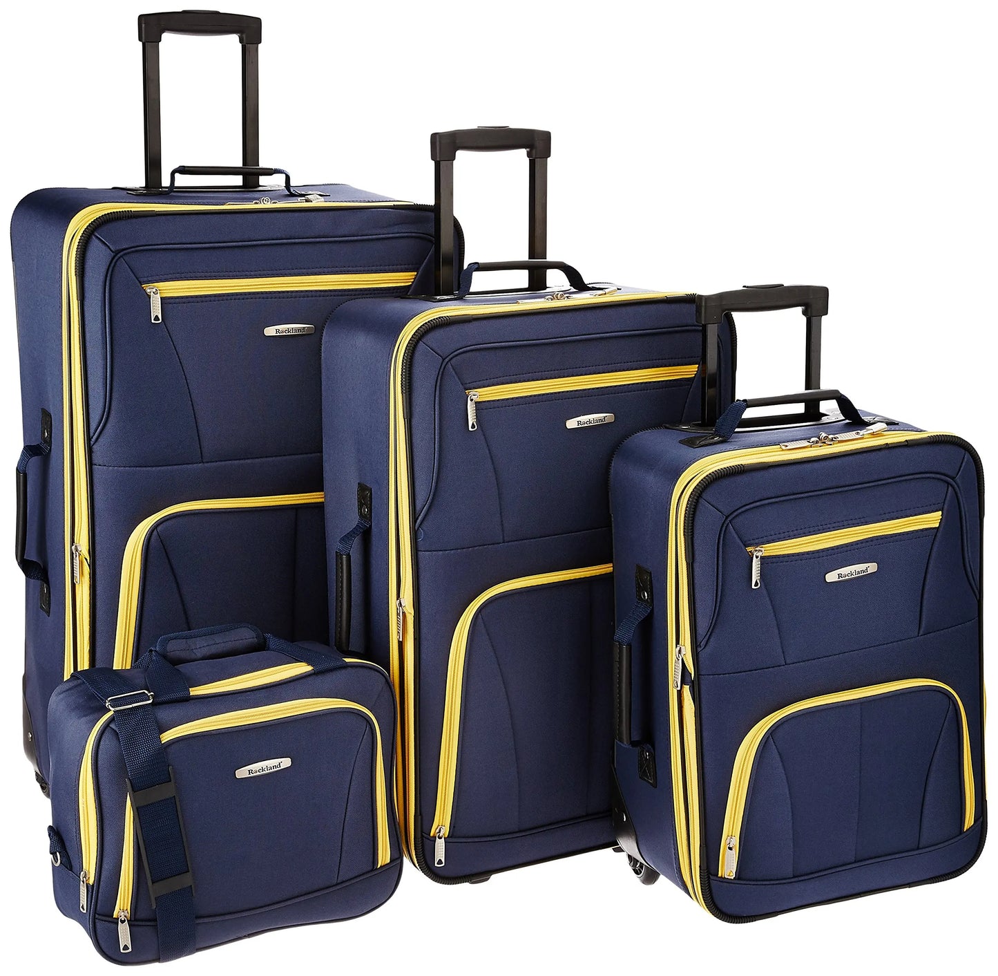 Fashion Softside Luggage Set Expandable Tote And Upright