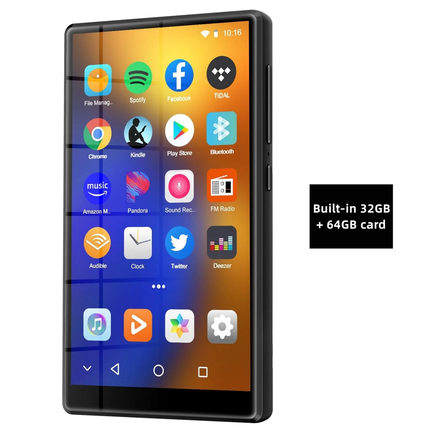 Oilsky Android 13 MP3 MP4 Player With Bluetooth WiFi 1TB
