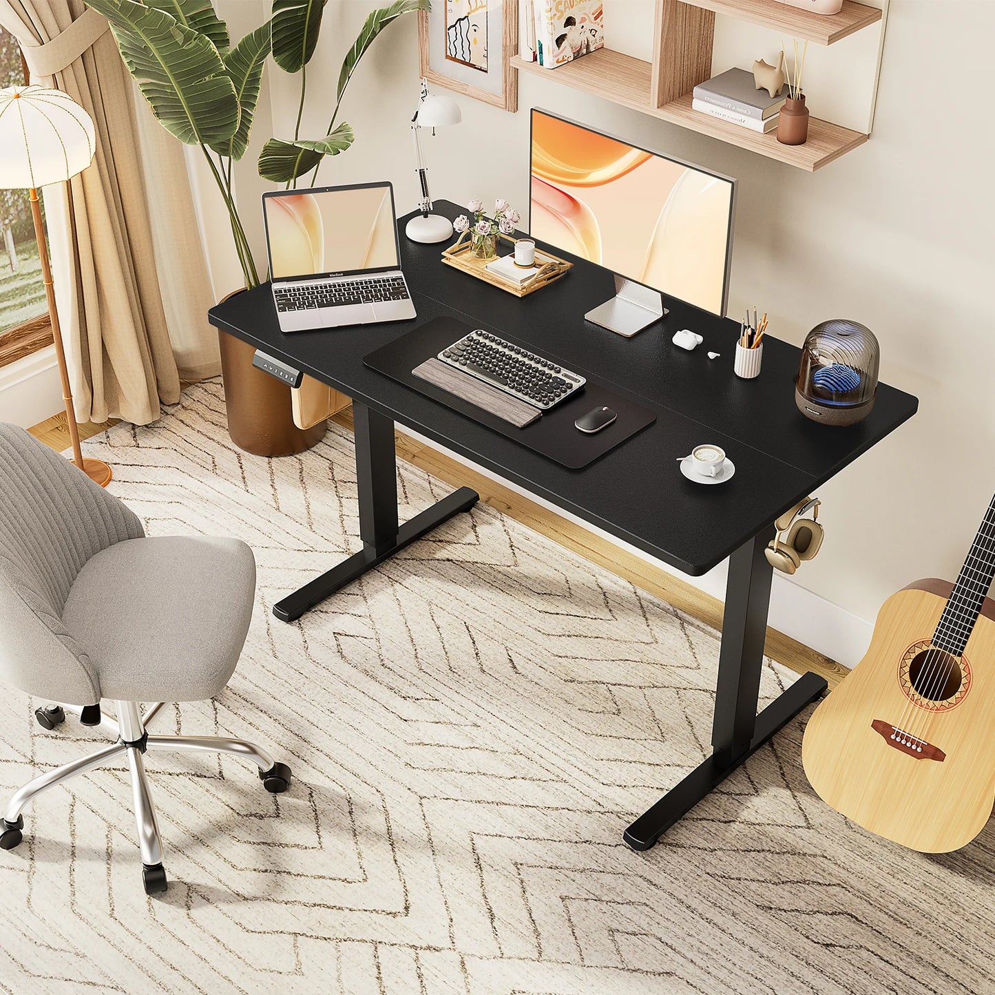 JHK Ergonomic Electric Standing Desk Height Adjustable Workstation