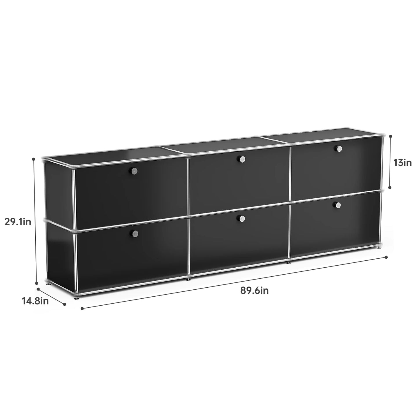 Modern Stainless Steel Storage Cabinet For Living Room TV Stand