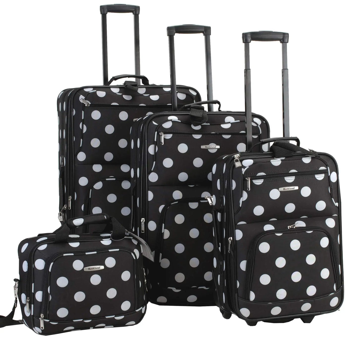 Fashion Softside Luggage Set Expandable Tote And Upright