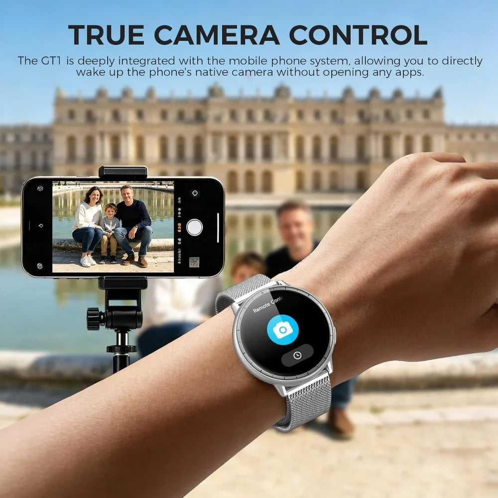 AMOLED GPS Smartwatch Bluetooth Calls Waterproof HR Monitor Android IOS
