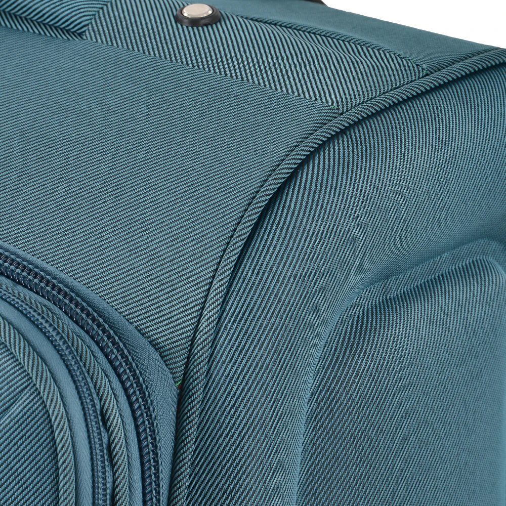 Expandable Softside Luggage Three Piece Set With Spinner Wheels TSA Lock