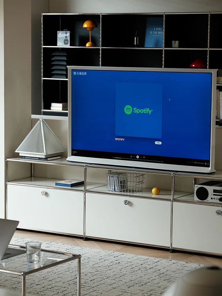 Bigcityfur TV Stand Storage Cabinet For Living Room Corner