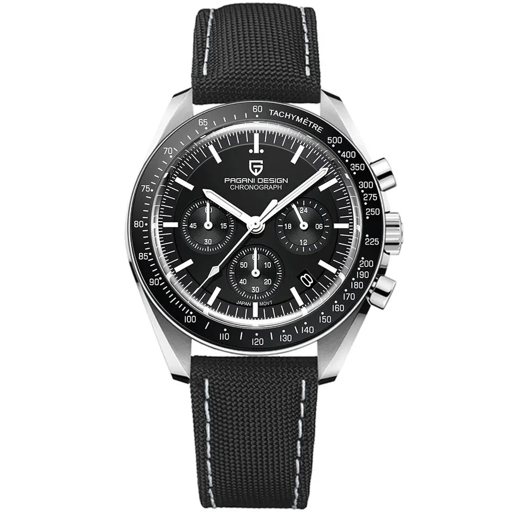 PAGANI DESIGN Luxury Quartz Chronograph Watch for Men with Date