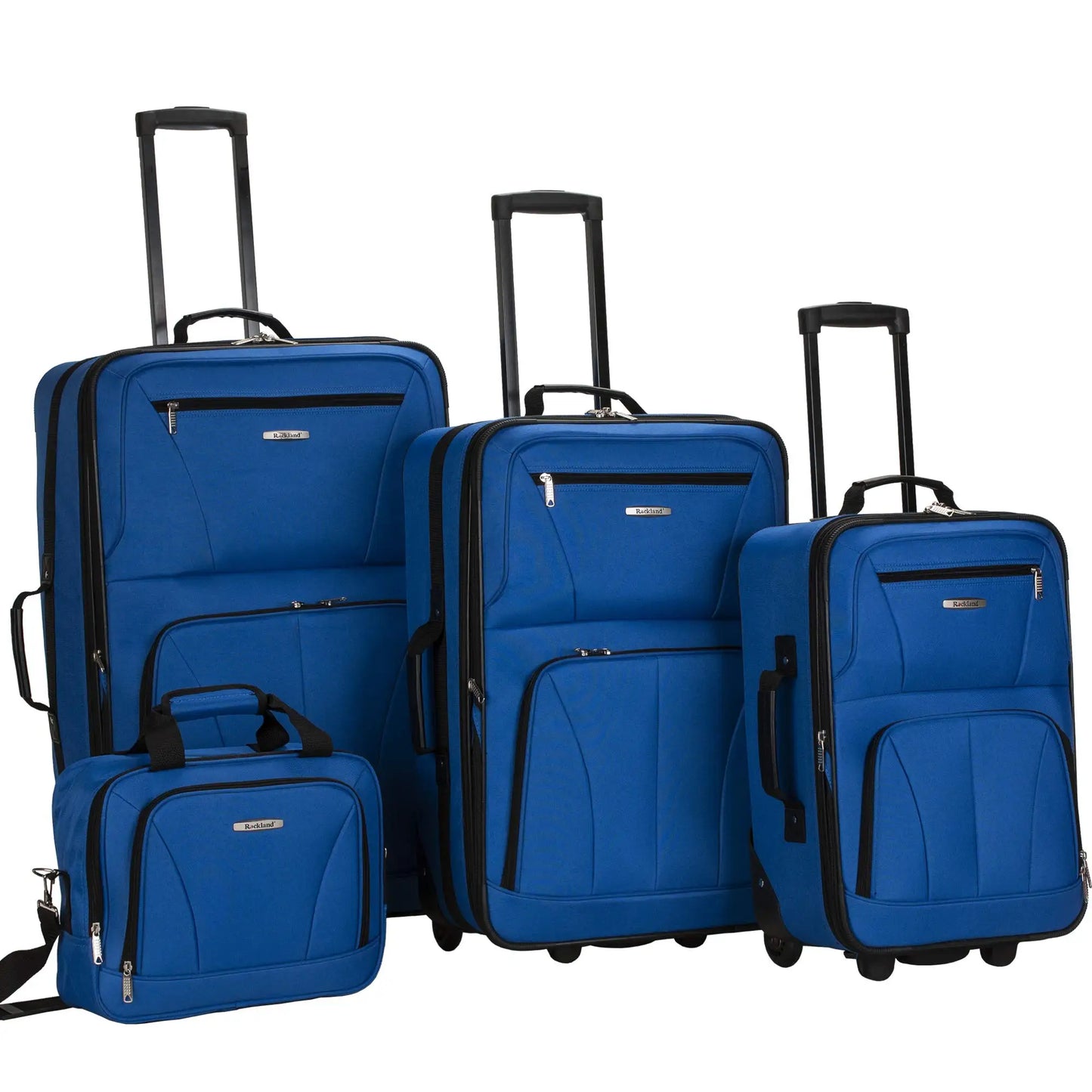 Fashion Softside Luggage Set Expandable Tote And Upright