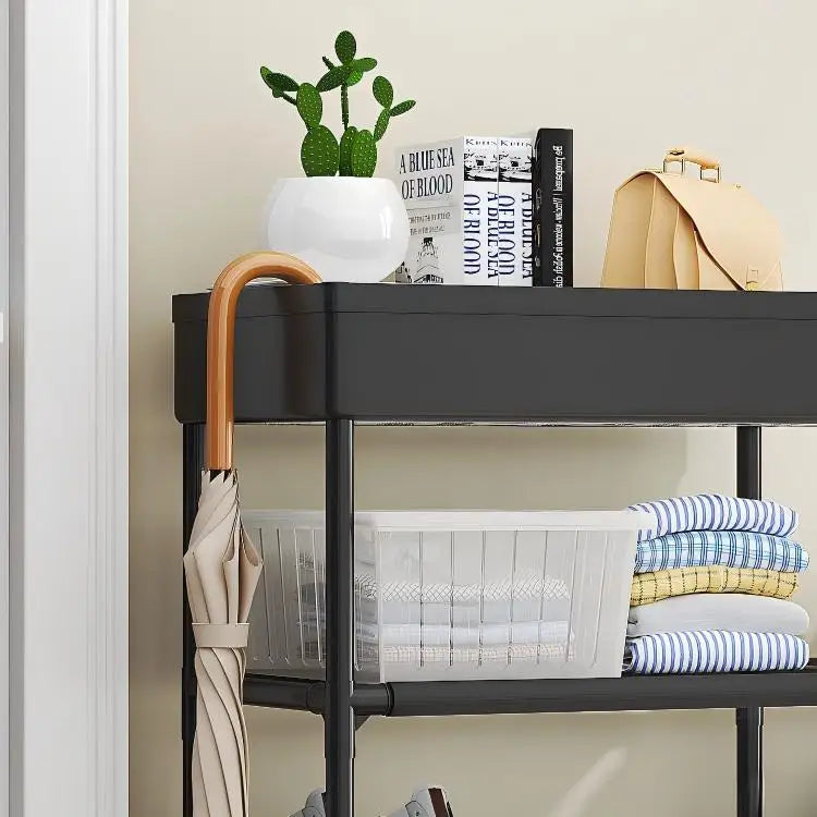 Adjustable Modular Metal Shoe Rack Organizer Multi Tier Free Standing Shelf