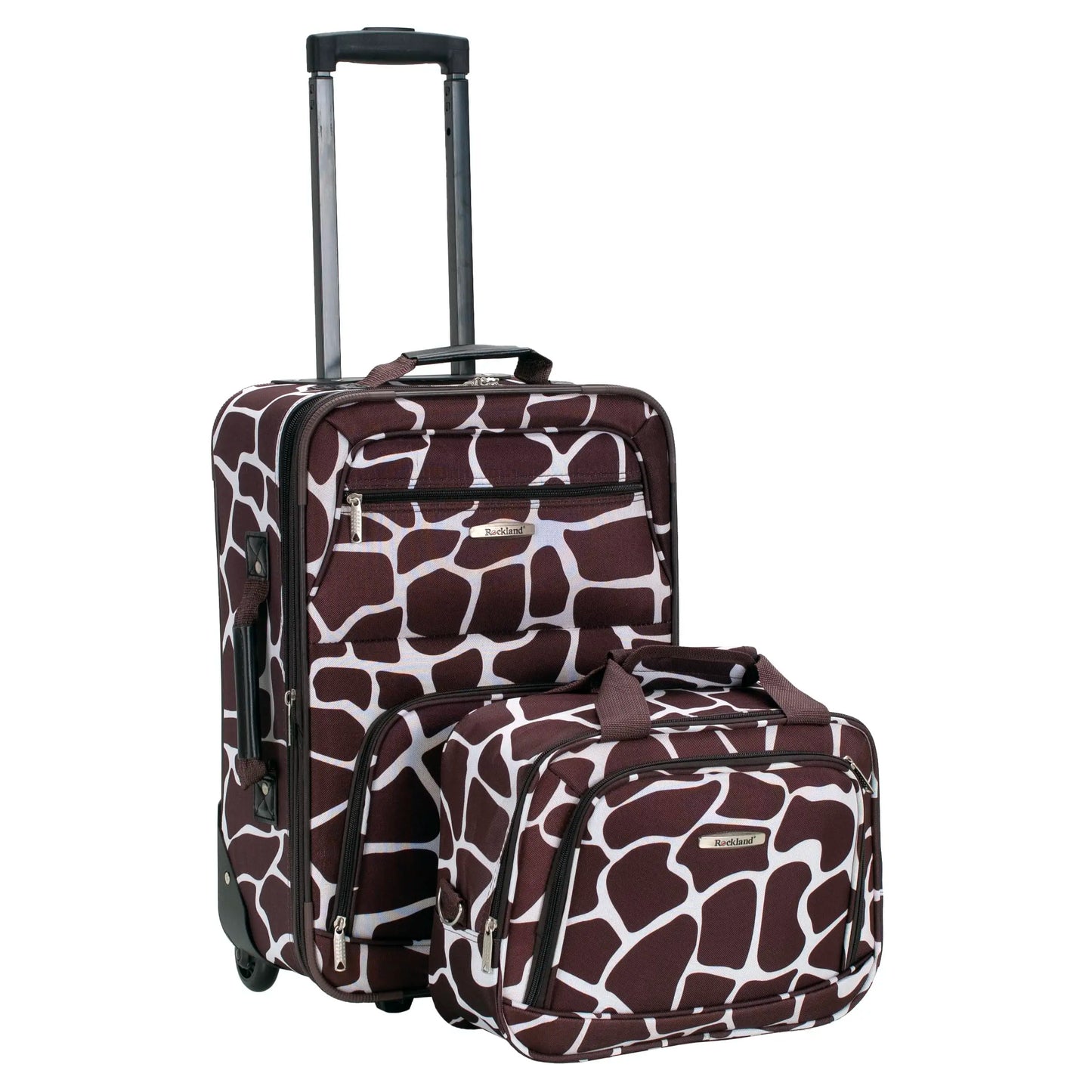Fashion Softside Luggage Set Expandable Tote And Upright