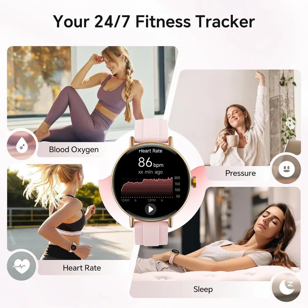 Smart Watch for Women Activity Tracker Call and Fitness Features
