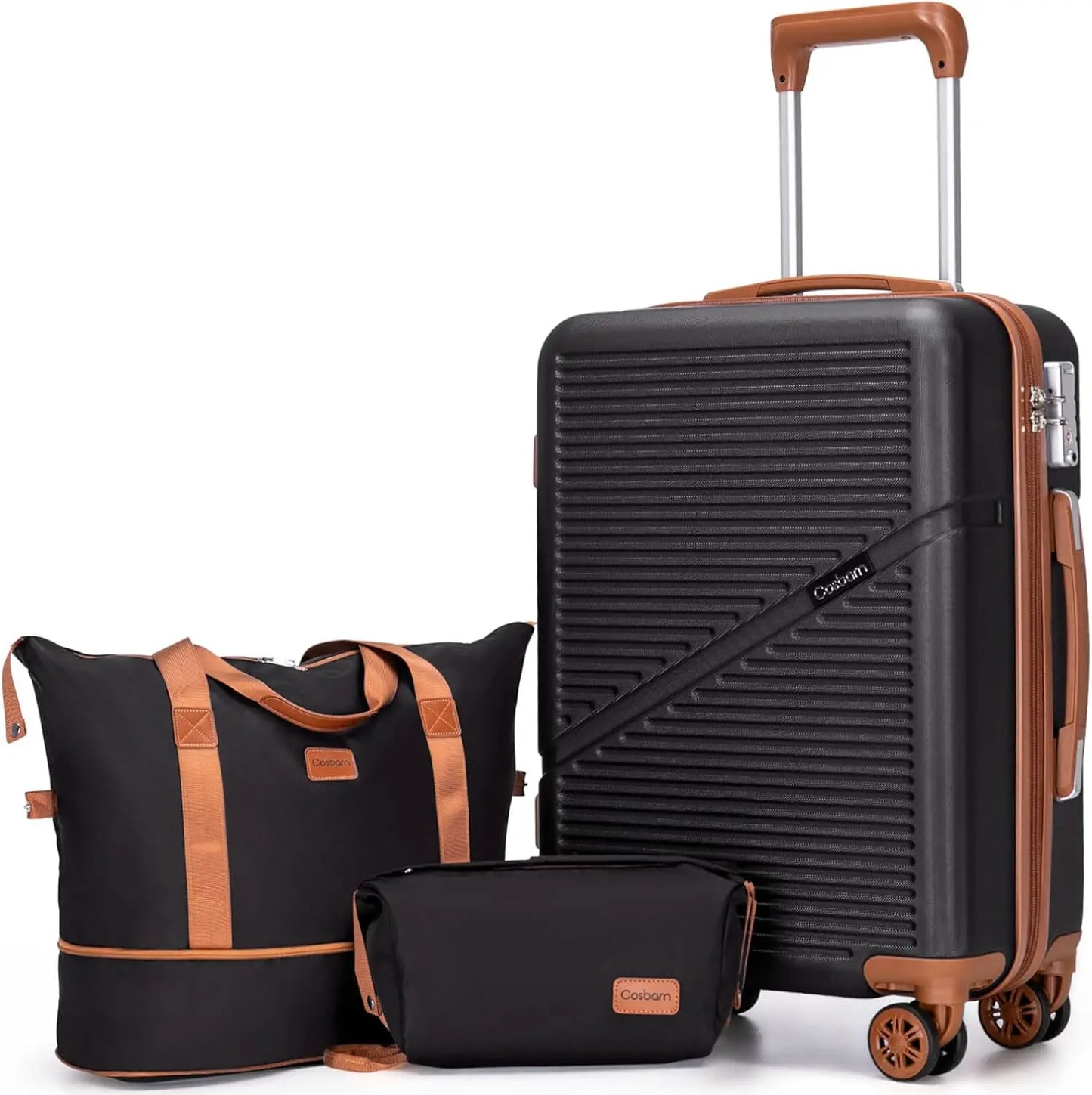 Carry On Luggage Set Airline Approved Hardside Suitcases With Wheels