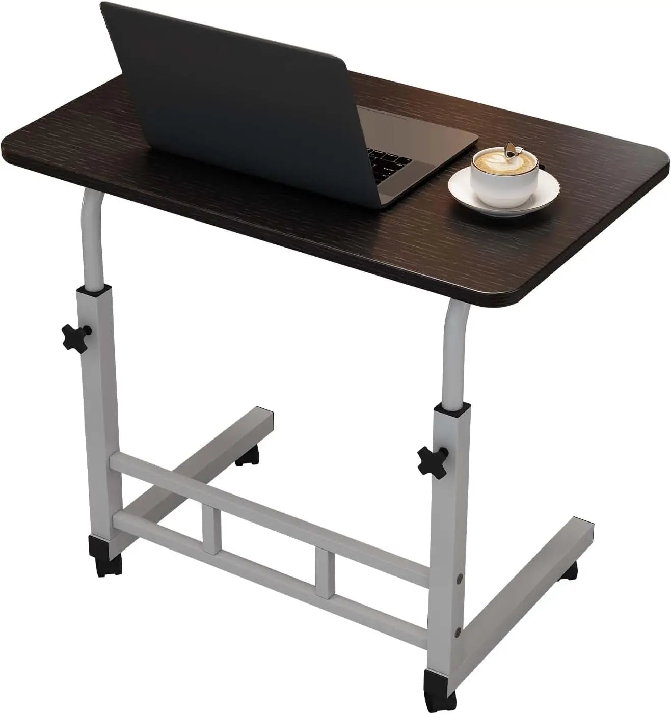 Mobile Adjustable Standing Desk With Wheels For Home Office