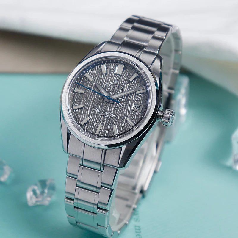 Cronos L6048M Automatic Men Watch Miyota 9015 Movement Sapphire Dial 10 ATM