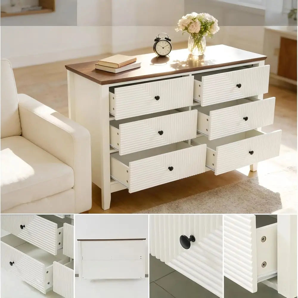 Diagonal Grain Wood TV Stand Storage Cabinet With Doors