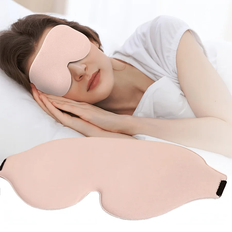 3D Contoured Sleep Mask For Men And Women Light Blocking
