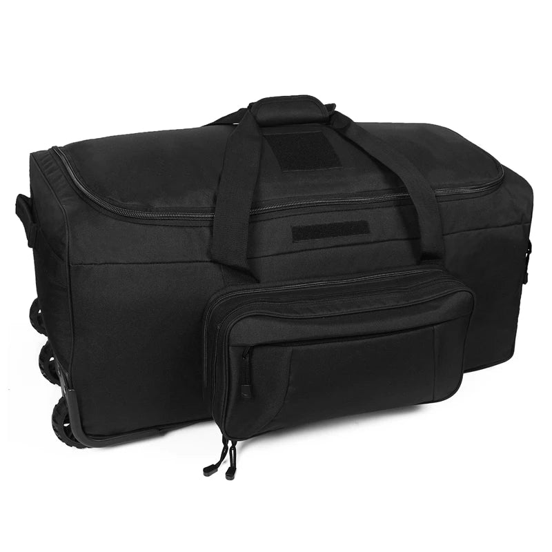 Q Tactical Rolling Duffel Bag for Travel and Camping Luggage
