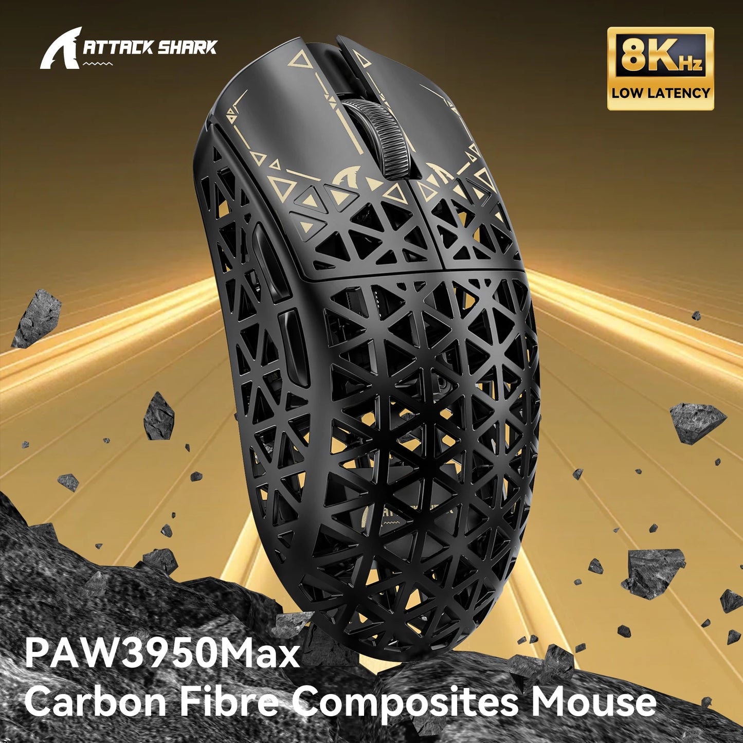 Attack Shark R5 Ultra Wireless Gaming Mouse PAW3950MAX 8000Hz