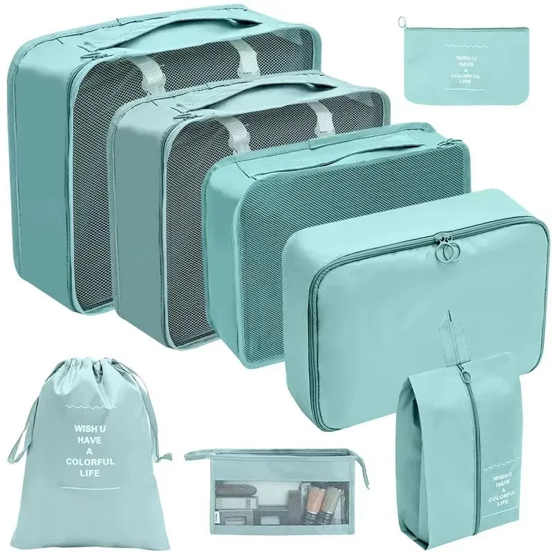 Travel Organizer Packing Cubes Set 7 To 11 Pcs Polyester Bags