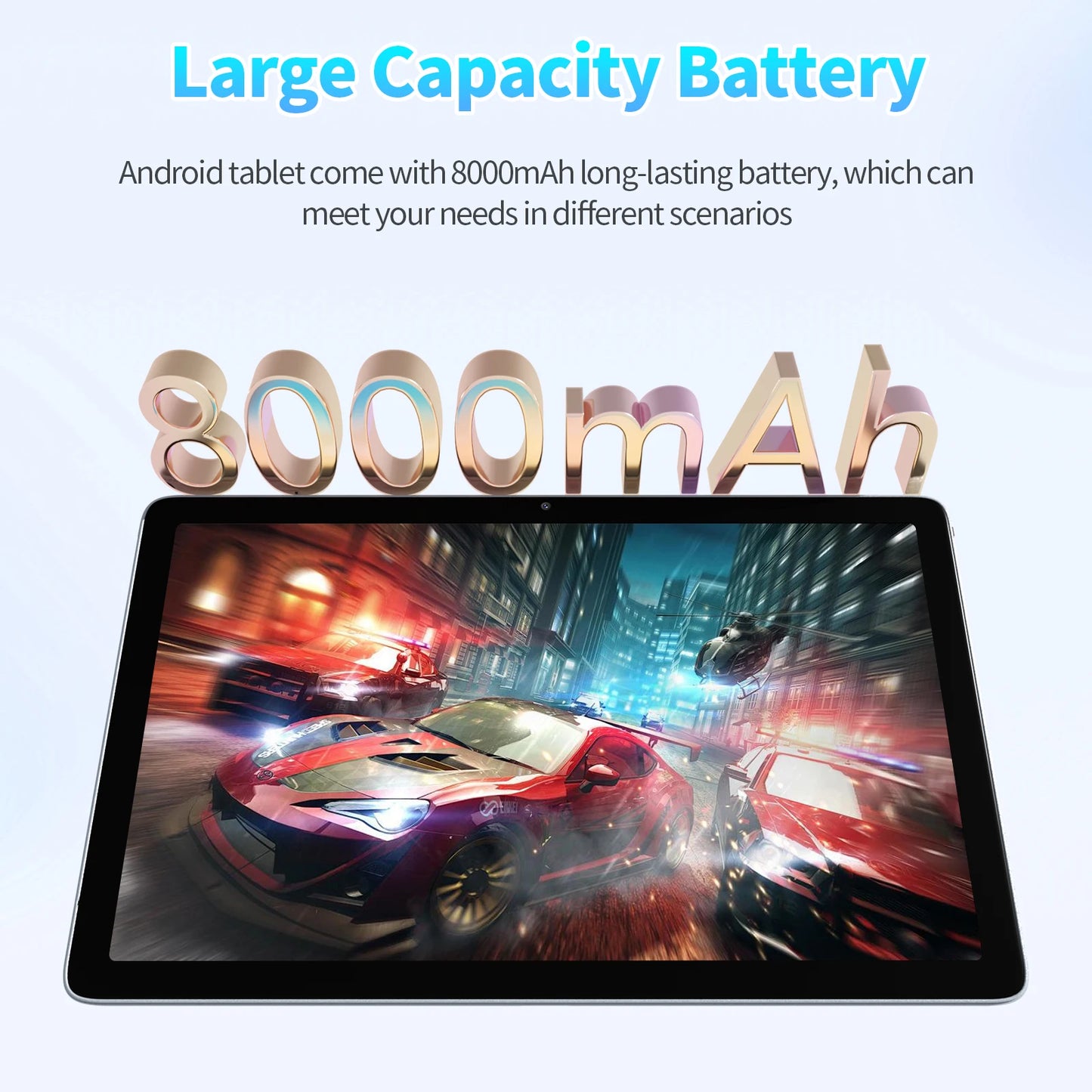 PRITOM Android Tablet With Keyboard And Stylus EightCore 5G WiFi