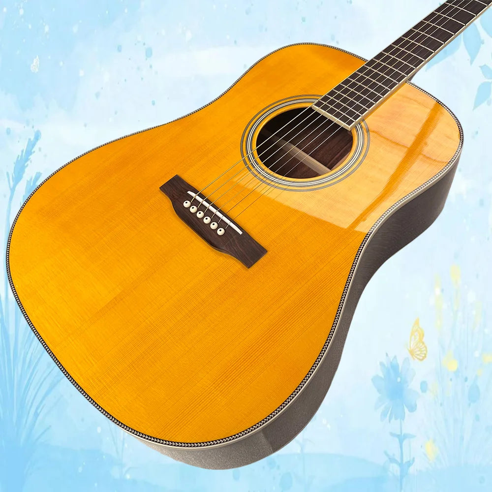 D-28CW Clarence White Acoustic Guitar With Solid Spruce Top