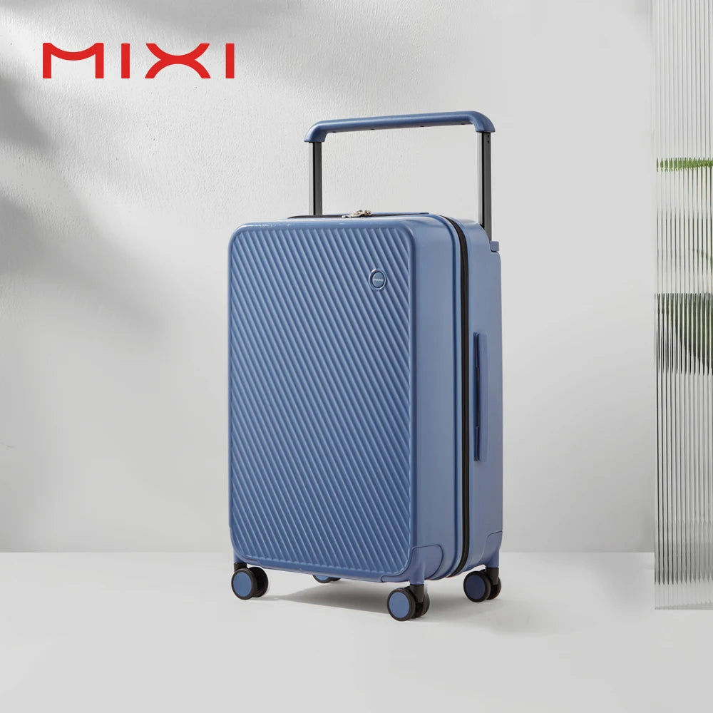 Mixi Gorgeous Wide Handle Hardside Suitcase Carry On Cabin Luggage