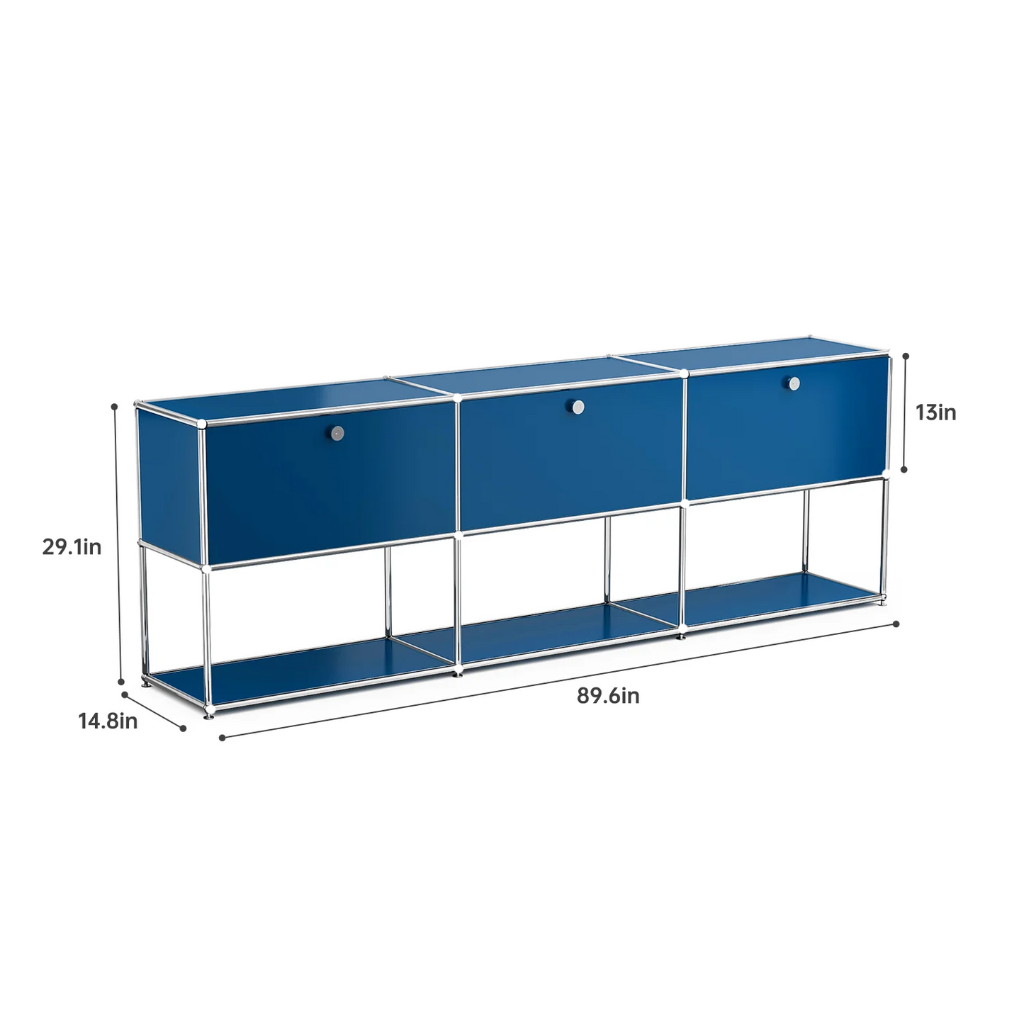 Modern Stainless Steel Storage Cabinet For Living Room TV Stand