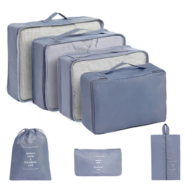 Travel Organizer Packing Cubes Set 7 To 11 Pcs Polyester Bags