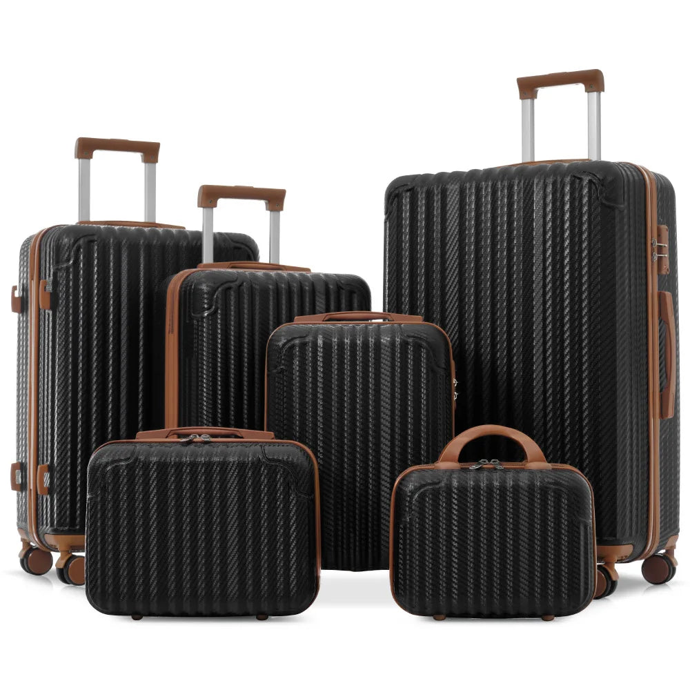ABS Hardshell Luggage Set With Spinner Wheels And TSA Lock