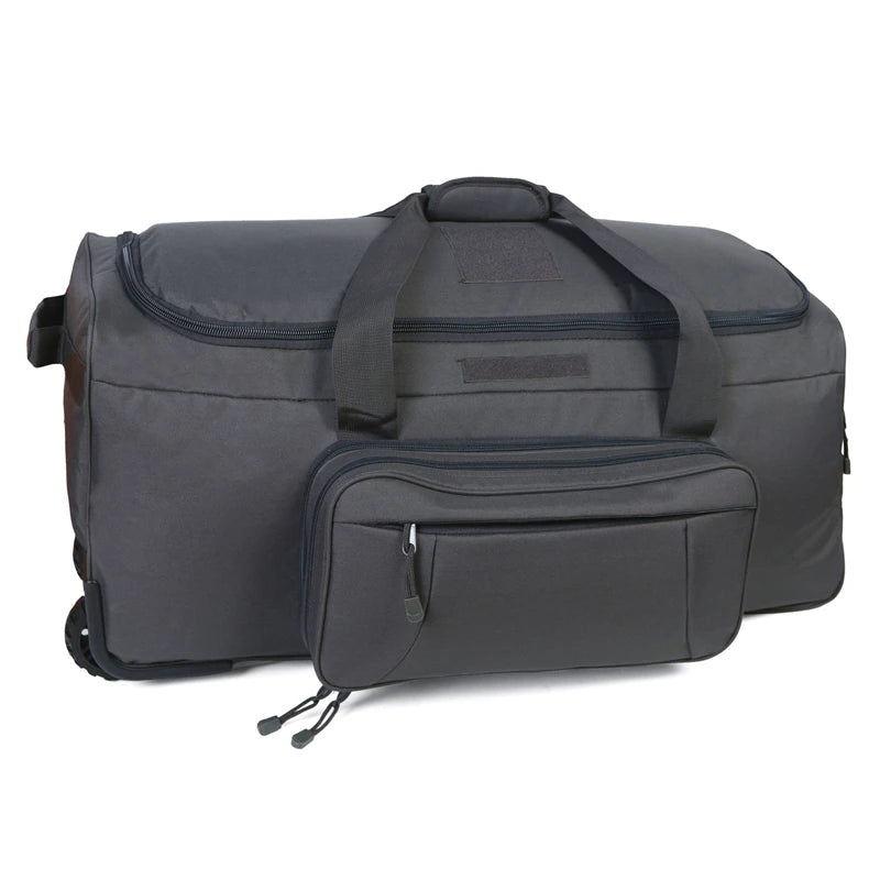 Q Tactical Rolling Duffel Bag for Travel and Camping Luggage