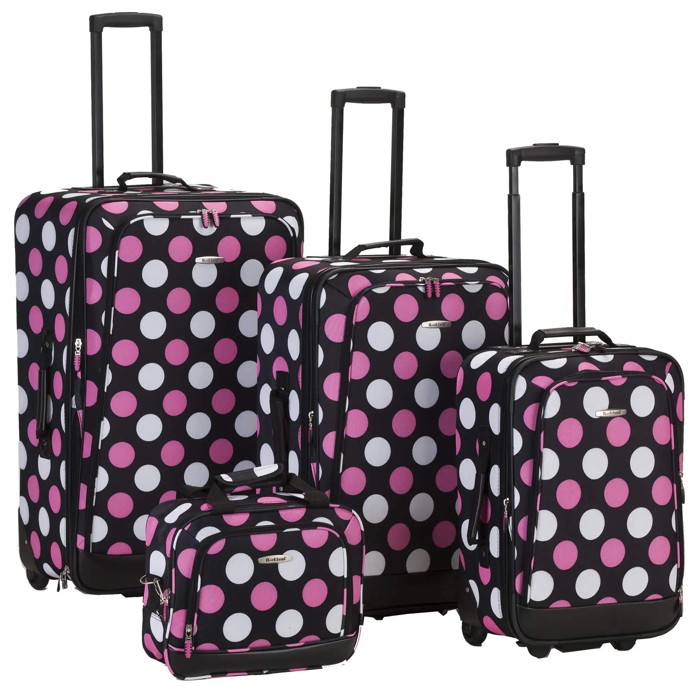 Fashion Softside Luggage Set Expandable Tote And Upright